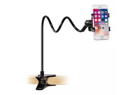 Suporte Celular de Mesa Articulado Flexivel Metal Clip FF0010