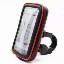 Suporte Celular E GPS Modelo Bolsa 6.3'' Impermeável Fixação Retrovisor SR-07 Suporte Celular E GPS Modelo Bolsa 6.3'' Impermeável Fixação Retrovisor SR-07