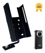Suporte Celular Ferro Dooge Moto Ideal Oukitel Wp19 21000mah Cor Preto - ALK Suporte Celular Ferro Dooge Moto Ideal Oukitel Wp19 21000mah Cor Preto - ALK