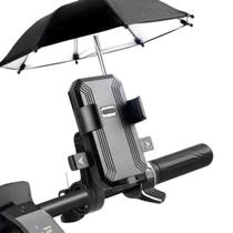 Suporte Celular Guarda Chuva Moto Motocicleta Bike Bicicleta Scooter Proteçao Respingos Sol Chuvisco Ciclista Motoboy Suporte Celular Guarda Chuva Moto Motocicleta Bike Bicicleta Scooter Proteçao Respingos Sol Chuvisco Ciclista Motoboy