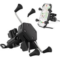 Suporte Celular Moto/Bicicleta c/ Carregador USB Garra X