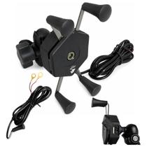 Suporte Celular Moto Carregador Universal Usb Turbo Stallion Suporte Celular Moto Carregador Universal Usb Turbo Stallion