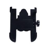 Suporte Celular Moto E Bike Aluminio Anti Queda Preto Preto