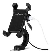 Suporte Celular Moto E Bike C/ Ajuste Carregador Usb Spca55