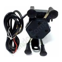 Suporte Celular Moto Garra Em X Recarga Usb Fixa Retrovisor Alfa.shop Suporte Celular Moto Garra Em X Recarga Usb Fixa Retrovisor Alfa.shop