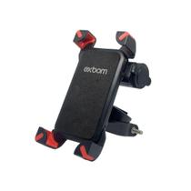 Suporte Celular Moto Universal C/ Carregador USB Exbom