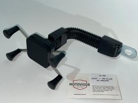 Suporte celular motovisor para retrovisor de moto universal Suporte celular motovisor para retrovisor de moto universal