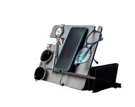 Suporte Celular Organizador Para Relógios Chaves Óculos. Mesa de Cabeceira, Escritório, Home Office. Suporte Celular Organizador Para Relógios Chaves Óculos. Mesa de Cabeceira, Escritório, Home Office.