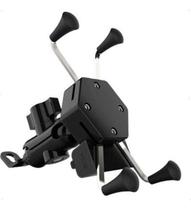 Suporte Celular Para Moto Com Carregador Universal USB Garra X Para Celular GPS Bivolt