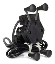 Suporte Celular Para Moto Com Entrada E Carregador X C-020