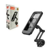 Suporte Celular Para Moto Universal Magnético À Prova D'água Cor Preto Suporte Celular Para Moto Universal Magnético À Prova D'água Cor Preto