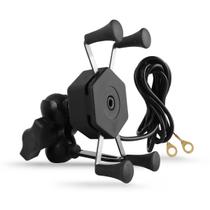 Suporte Celular Stallion Moto Com Carregador Usb Garra X