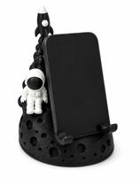 Suporte Celular Tablet Astronauta Foguete Decorativo Organizador Mesa Suporte Celular Tablet Astronauta Foguete Decorativo Organizador Mesa