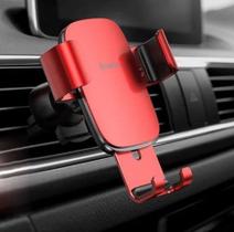 Suporte Celular Veicular Baseus Gravity Car Metal Age - Vermelho