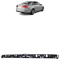 Suporte Central Parachoque Traseiro Jetta 2011 2012 2013 2014 Preto Acabamento Liso