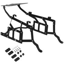 Suporte Chapa Bau Lateral Super Adventure + Base de Fixação + Adaptador Nº5 R1300 Gs 2024 Suporte Chapa Bau Lateral Super Adventure + Base de Fixação + Adaptador Nº5 R1300 Gs 2024