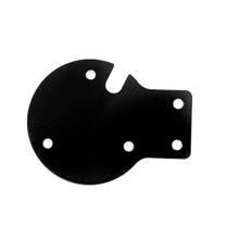 Suporte Chapa Fixação Tomada Carreta - Aço - Reta