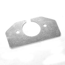 Suporte Chapa Fixação Tomada Carreta - Zincado -Reta -Grande