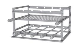 Suporte Churrasco P/ Alvenaria Inox C/5 Espeto Tela Moeda