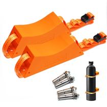 Suporte cilíndrico montado na parede, pacote com 2 unidades YUFANYA Heavy Duty