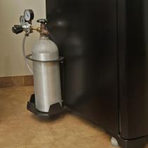 Suporte Cilindro CO2 - O2 -Chopeira kegeretor Diâmetro 10 cm