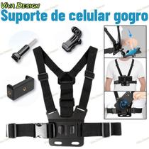 Suporte Cinta Peitoral Com Adaptador Para Celular