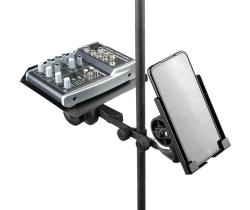 Suporte clamp duplo bandeja multiuso pequena e apoio para smartphone