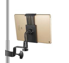 Suporte Clamp p/Fixar Tablet Em Pedestal Partitura Digital Igreja Louvor Estúdio E Palco Suporte Clamp p/Fixar Tablet Em Pedestal Partitura Digital Igreja Louvor Estúdio E Palco