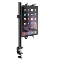 Suporte/Clamp Presilha p/Fixar Celular/Tablet Ipad,Samsung em Parede,Mesa, Inclinação/Rotação,Aço