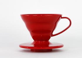 Suporte Coador Hario Cerâmica Vermelho V60-02 - 1-4 Xíc