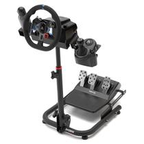 Suporte Cockpit Volante Simulador SPRO V3 Extreme Ajustável Compatível com Logitech Fanatec Thrustmaster Preto