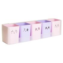 Suporte com 5 Porta Objetos Kit Doçura - Dello Suporte com 5 Porta Objetos Kit Doçura - Dello