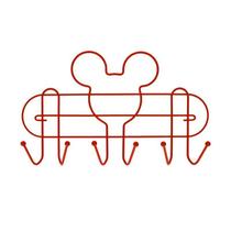 Suporte com 6 Ganchos Mickey 24 cm - Arthi