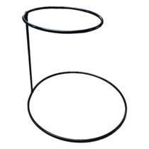 Suporte com Base para Kokedama (20X15) Preto JC JARDIM