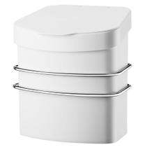 Suporte Com Lixeira 2,5 Litros Branca - Future utilidades Suporte Com Lixeira 2,5 Litros Branca - Future utilidades