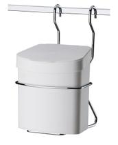 Suporte Com Lixeira 2,5 Litros de Barra Parede Cozinha Cromado - 2409 Future Suporte Com Lixeira 2,5 Litros de Barra Parede Cozinha Cromado - 2409 Future