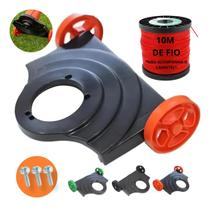 Suporte com Rodas para Aparador de Grama Corte Leve Brinde Fio Nylon