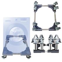 Suporte com Rodas Para Lava e Seca Compatível com Samsung, LG, Electrolux e Brastemp, Ideal Para Lavadoras e Secadoras