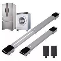 Suporte Com Rodinhas Base Para Mover Arrastar Móveis 200kg Maquina de Lavar Geladeira Fogão Freezer