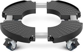 Suporte com Rodízios para Vasos VANCASTLE Ajustável 38-56 cm, Capacidade de 200 kg Suporte com Rodízios para Vasos VANCASTLE Ajustável 38-56 cm, Capacidade de 200 kg