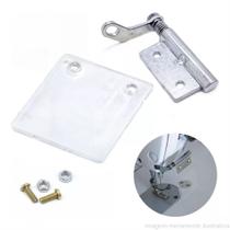 Suporte com tampa acrílica transparente protetor dos olhos para costura reta Suporte com tampa acrílica transparente protetor dos olhos para costura reta