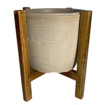 Suporte com Vaso de Polietileno Decorativo para Plantas 30cm