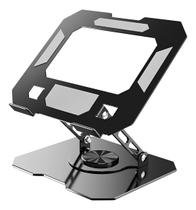 Suporte Compacto e Ergonômico B-Max BMG-58 Notebook Tablet Alumínio Dobrável Rotação 360 Antiderrap