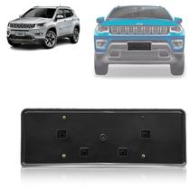 Suporte compass 17/21 moldura placa dianteiro (furacao diferente do padrao original - p/ uso de parafuso soberba) - imp