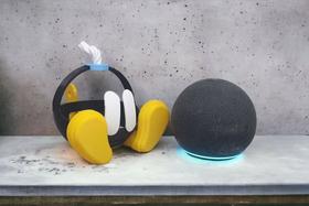 Suporte compativel com Alexa Echo Dot 4 - Bob-omb - Super Mario Bros - CEO 3D PRINTING