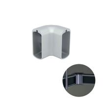 Suporte Conexão 90 Anodizado Para Cabideiro Vesto Rm282 Rometal