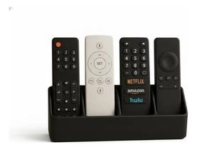 Suporte Controles De Tv Ar Condicionado - Parede/ Mesa Cor Preto