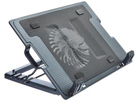 Suporte Cooler Vertical Ergonômico Notebook 17 Pol 2 Portas USB LED Decorativo Multi AC166