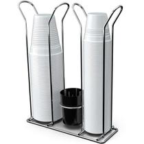 Suporte Copo Descartável 50 80ml e 180 200ml Porta Copos Colheres Cafe Organizador