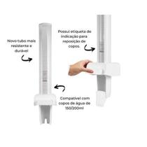 Suporte Copo Descartável P/ Água 150 A 200 ml Automático Premium - Nobre